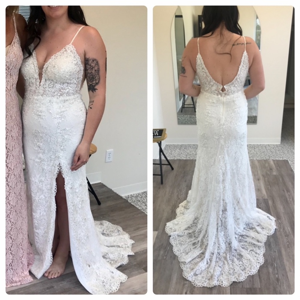 Jovani lace wedding dress